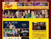 Tablet Screenshot of parkplaceofgonzales.com
